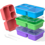 Dark Blue/Pink/Green/Purple - 4 Compartments
