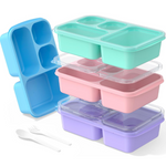 Blue/Pink/Green/Purple - 4 Compartments