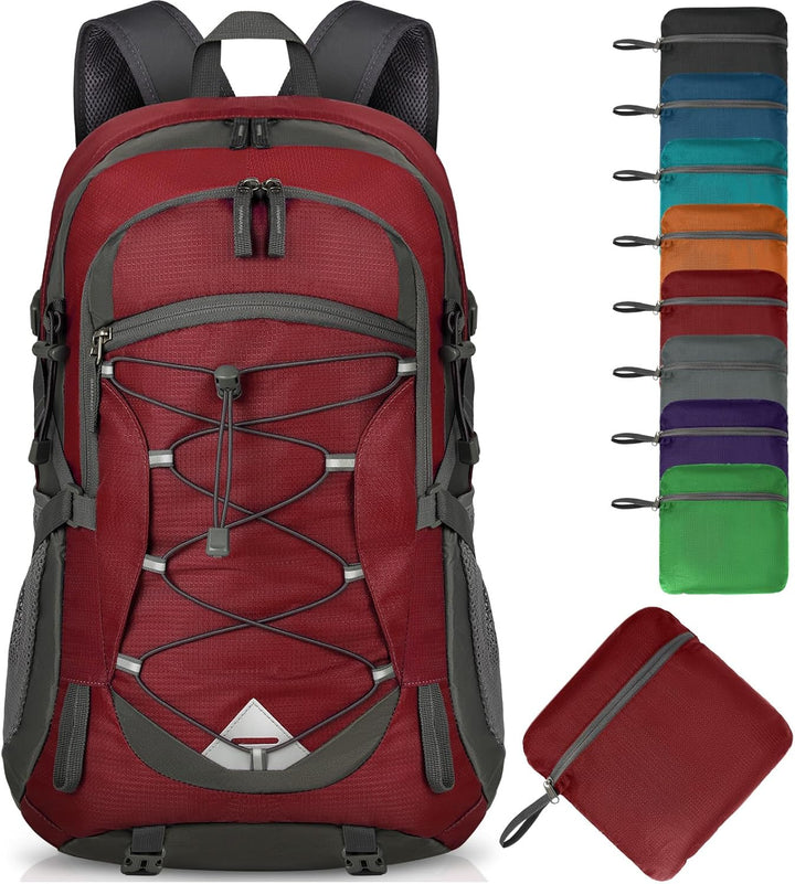Unisex 40L waterproof hiking backpack for outdoor adventures. Lightweight and packable camping gear.