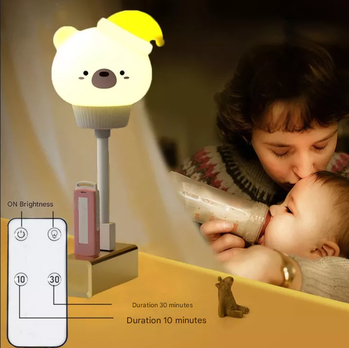 Unisex LumiPals animal LED night light, dimmable and USB powered, adds charm to any kids' decor