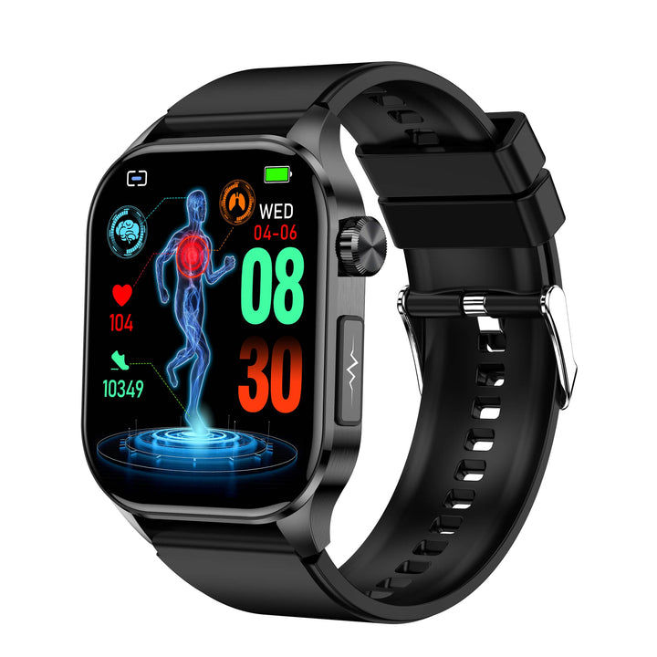 Get fit with VitaSense Smartwatch: activity tracker, heart rate monitor, ECG, compatible with smartphones.