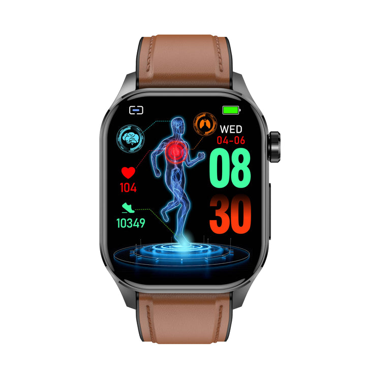 Wearable tech: Unisex VitaSense Smartwatch for health monitoring, activity tracking, compatible with iOS/Android.