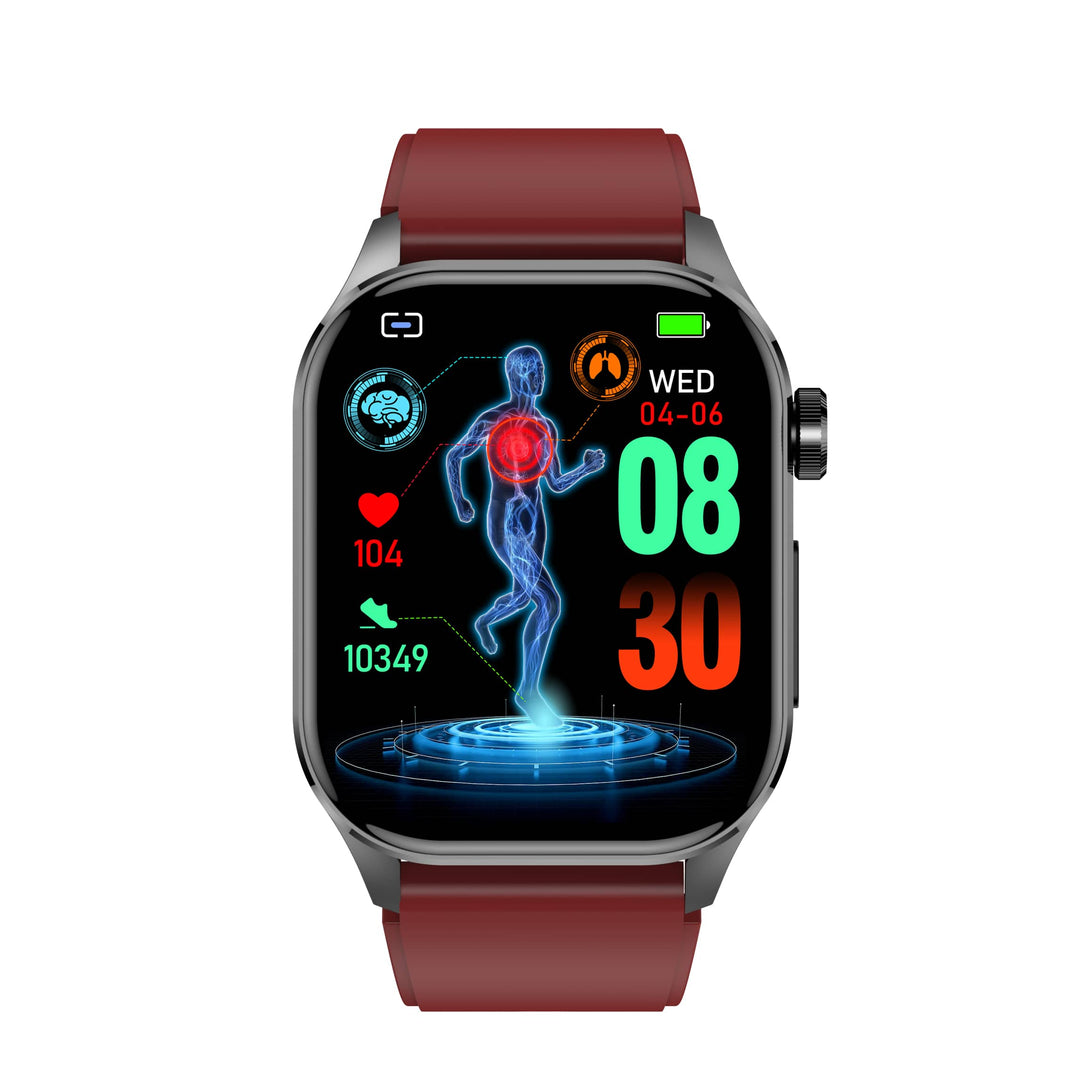 Unisex Smartwatch VitaSense: activity tracker, health monitor, compatible with Android & iOS devices.