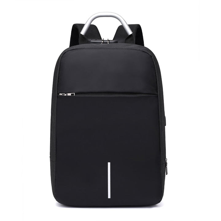 Versatile anti-theft backpack, perfect for daily use or travel, featuring secure pockets and USB charging.