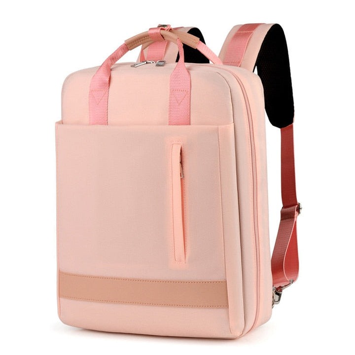 Anti-theft travel backpack for men & women, offering secure storage & easy device charging.