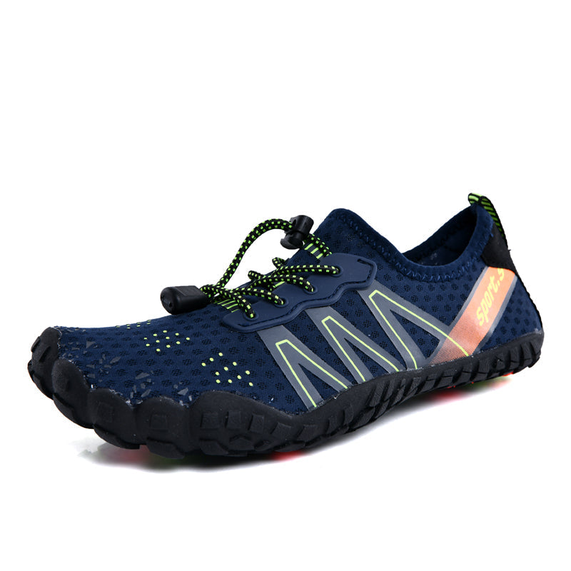 Unisex AquaFlex water shoes for outdoor adventures, beach, and lake activities; slip-on.