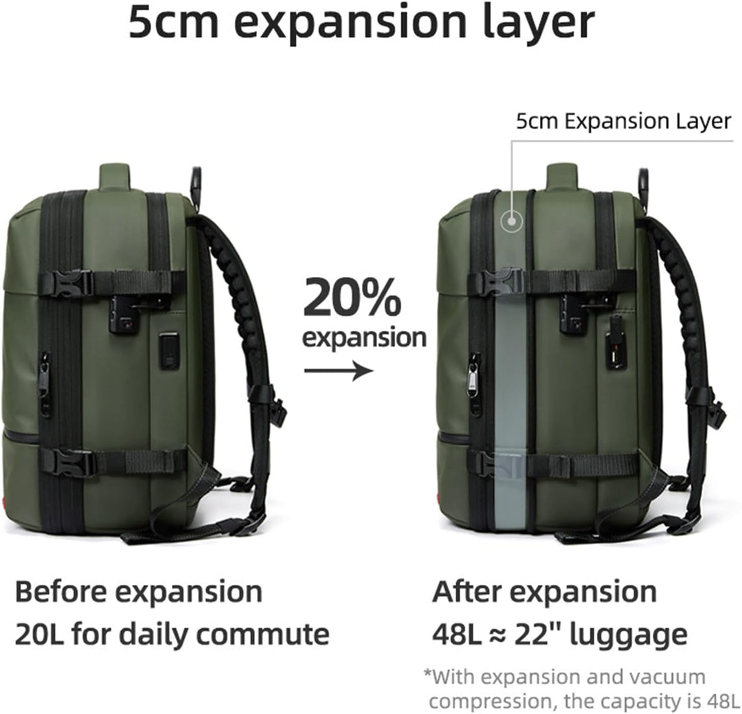 Oxford cloth Arvid travel backpack, a rugged and stylish choice for all your travel needs