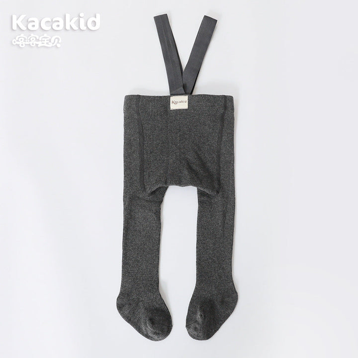Baby unisex warm knit trousers, high-waisted design for ultimate comfort and fit.