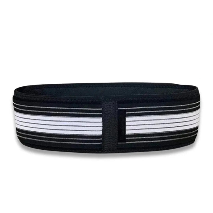 Unisex back brace for sciatica & lower back pain relief, adjustable lumbar support belt.