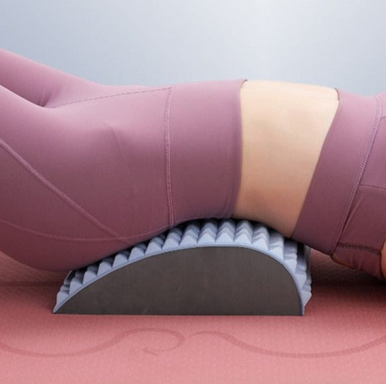 Unisex back pain stretcher for spinal relief, posture correction & muscle relaxation.