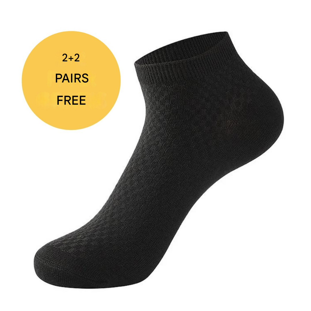 Breathable unisex ankle socks, odor-fighting and super soft for daily wear.