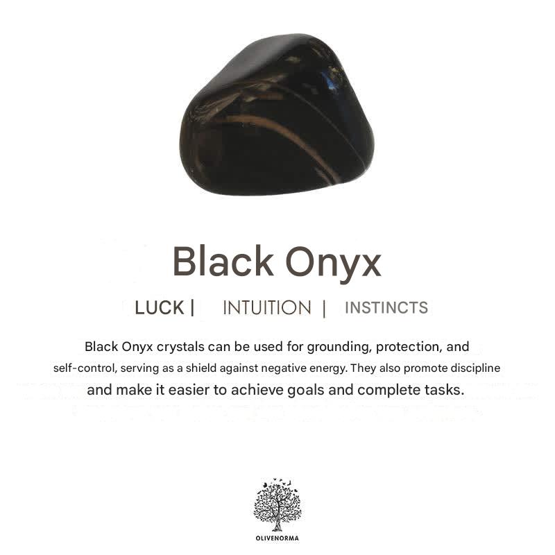 Close-up of a black onyx and lava stone cube bracelet, a stylish unisex piece for balance and protection.