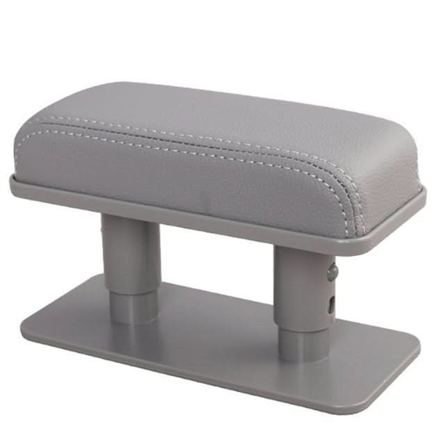 Reduce driving fatigue with this ergonomic, padded leather car armrest cushion. Universal fit for all cars.