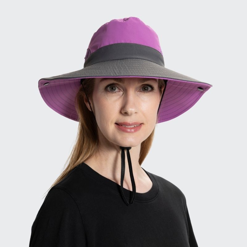 Travel-friendly Clara unisex sun hat. Lightweight, adjustable, provides essential sun protection for all adventures.