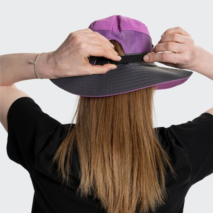 Unisex Clara sun hat, a versatile summer hat for sun protection at festivals, beaches, and travel. Adjustable fit.