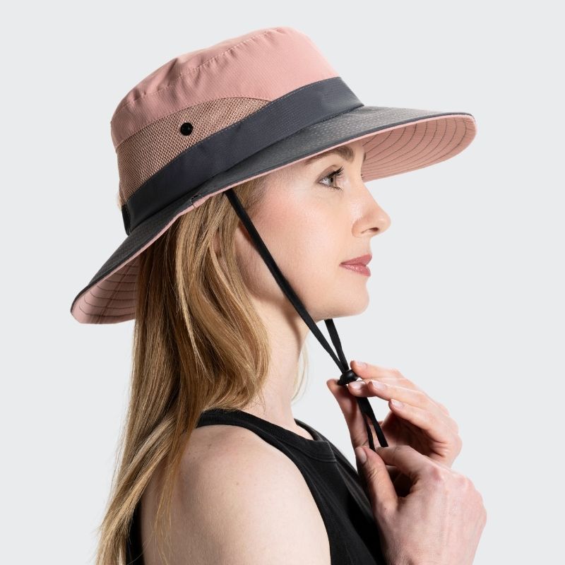 Clara unisex sun hat, perfect for festivals & beaches. Provides great sun protection & is a must-have summer accessory.