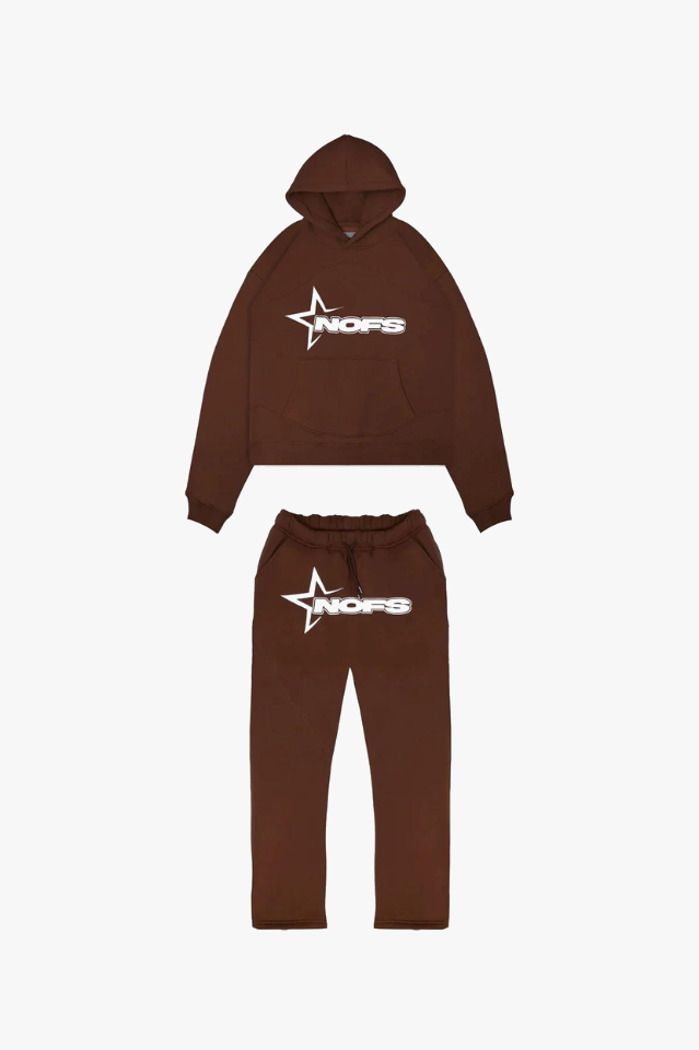 Versatile unisex tracksuit matching set with a classic hoodie and joggers, ideal for casual outings or relaxation.