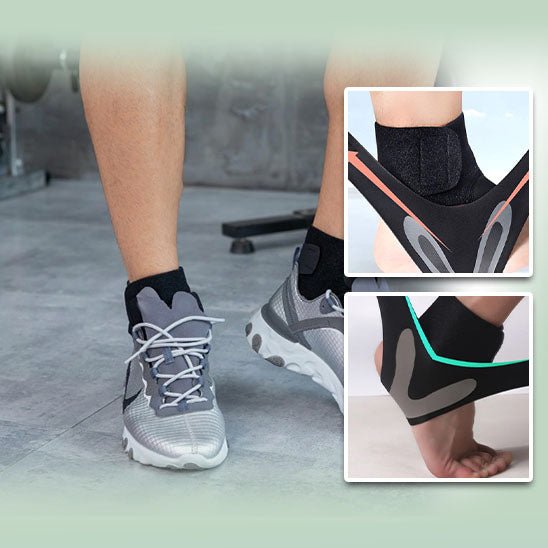 Unisex compression ankle stabilizer for active lifestyles, sports, and daily foot support.