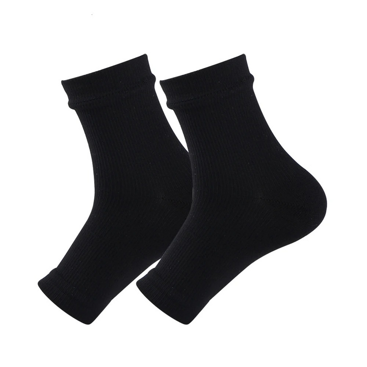 Athletic recovery compression ankle socks for foot pain, swelling, and enhanced circulation. Unisex design.