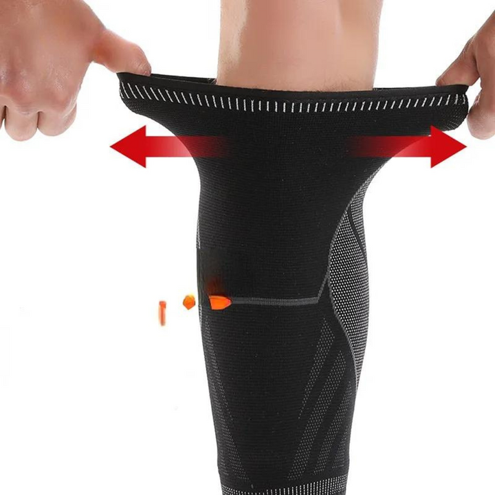Effective unisex calf compression sleeves for muscle recovery, reducing soreness, and improving athletic performance.