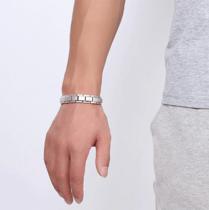 Unisex CoreFlex stainless steel magnetic bracelet for wellness and everyday wear
