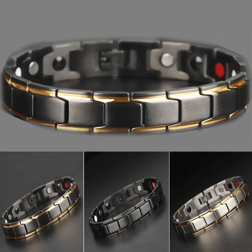 Elegant titanium steel magnetic bracelet, a versatile fashion accessory for all