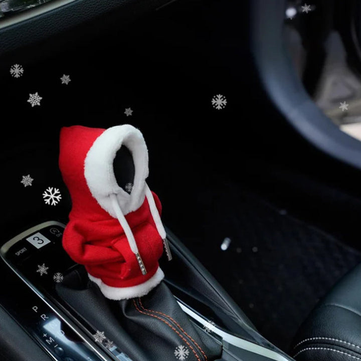 Custom-fit cotton gear shift cover, providing snug protection and stylish car decor.
