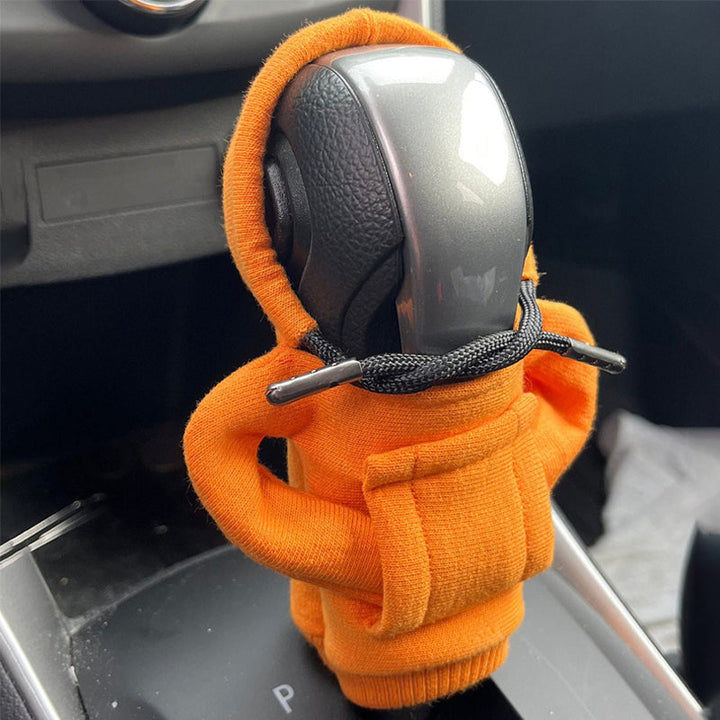 Colorful cotton gear shift cover, adding a vibrant touch to your car's interior styling.