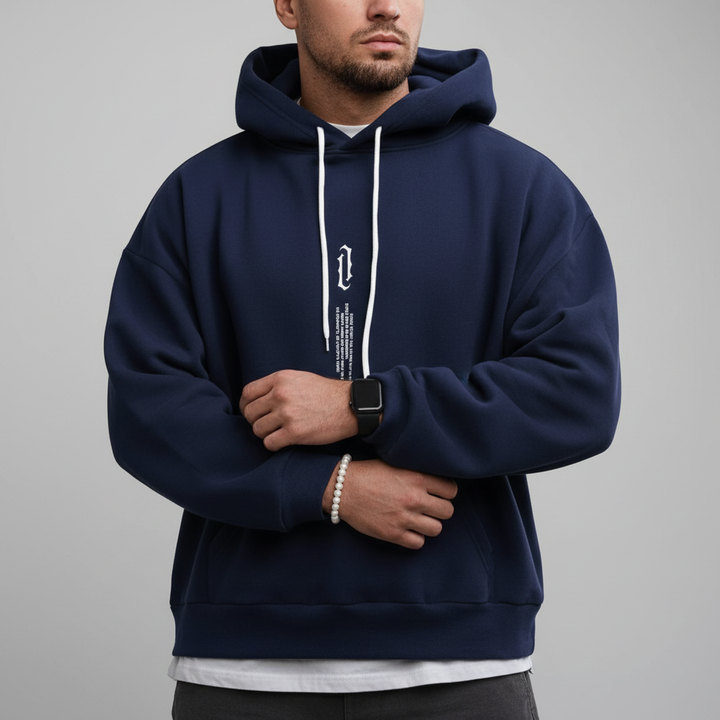 Unisex Felix hoodie in cotton blend, relaxed fit, perfect casual wear