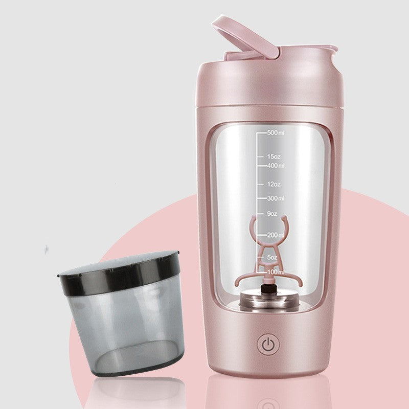 Electric protein shaker for men and women, USB rechargeable, perfect for pre-workout and post-workout