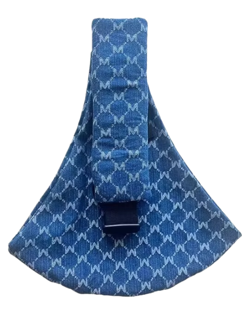 Unisex baby carrier, promoting ergonomic positioning for infant and parent.