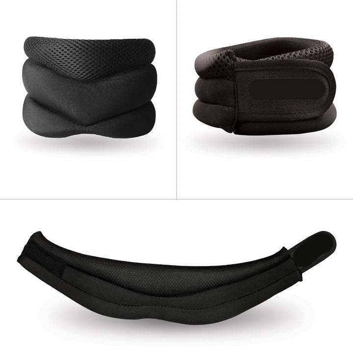 Adjustable ergonomic neck support for customized comfort, anti-snoring, and cervical spine alignment during sleep.