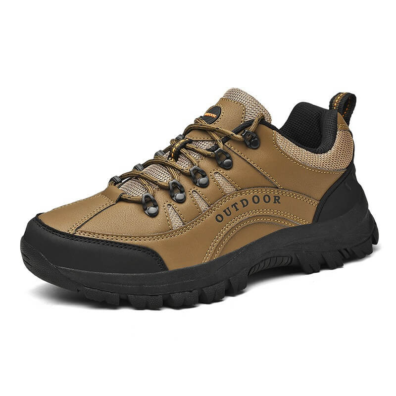 Supportive outdoor footwear, ergonomic design for active men & women, pain relief comfort.