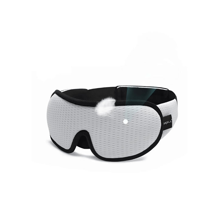 Adjustable unisex ergonomic sleep mask ensures total darkness and deep, restful sleep for home or travel.