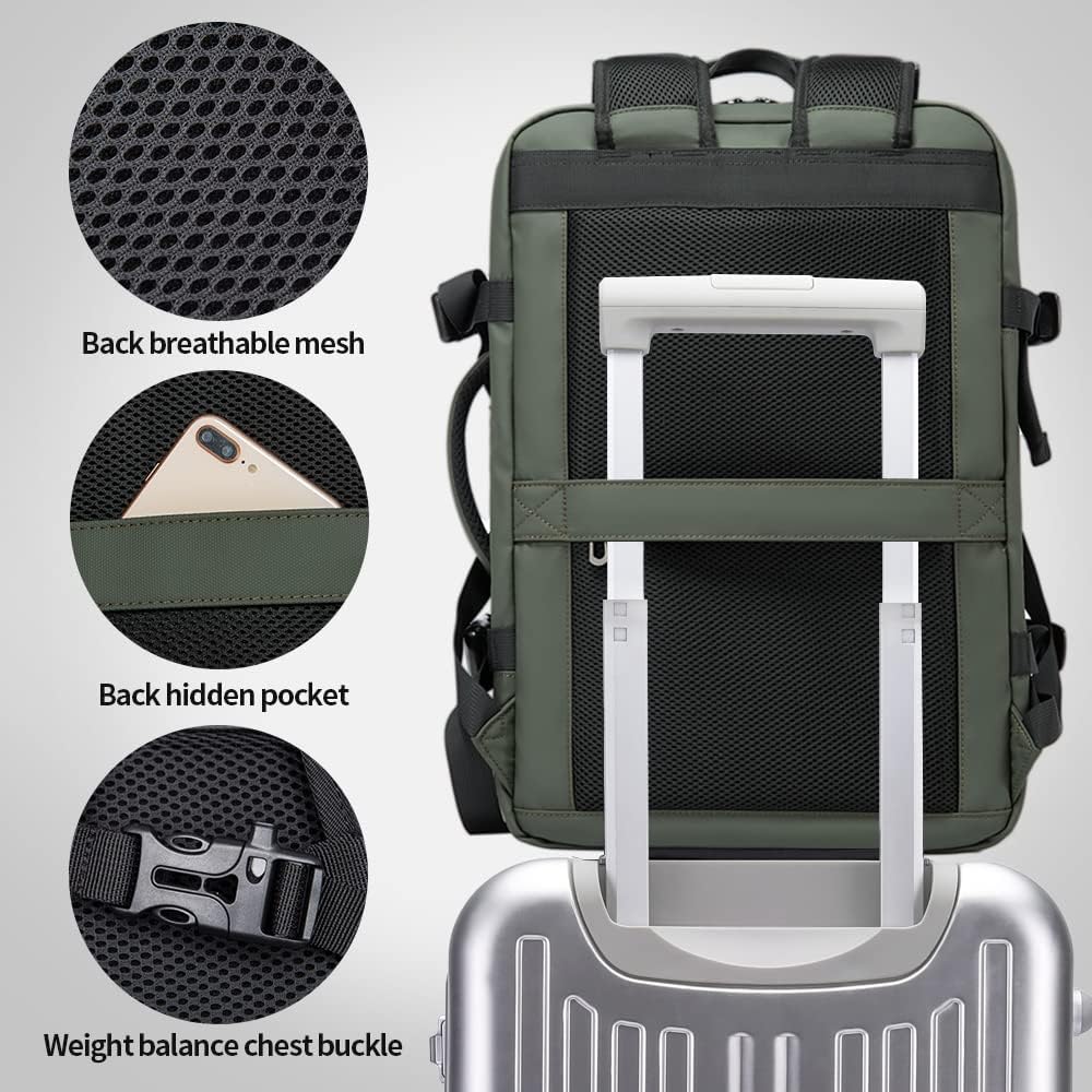Unisex outdoor adventure backpack, waterproof and durable for all conditions.