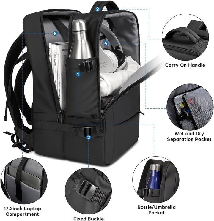 Unisex travel backpack & duffle, versatile and durable for global explorers.