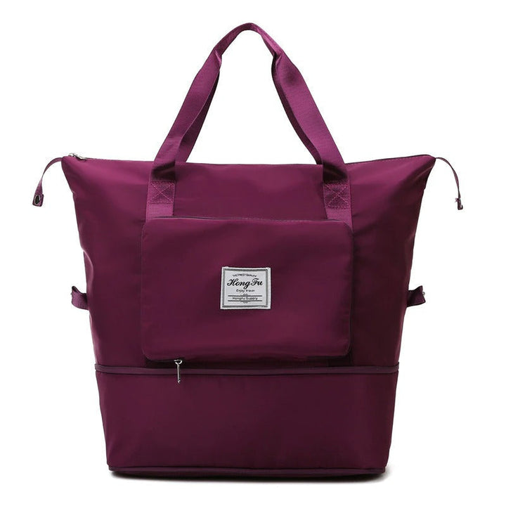 Durable waterproof travel duffle, a lightweight and expandable carry-all.
