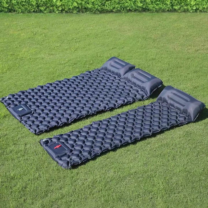 Portable air mattress, Kieran model, showing its extra-wide design for two sleepers