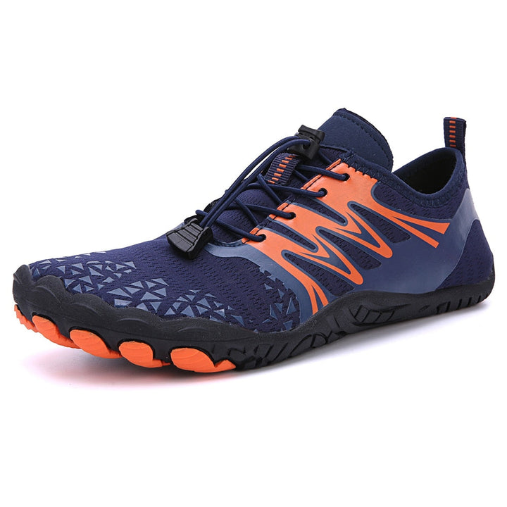 Soft, breathable upper of FlexBare 3.0 barefoot shoes ensuring ultimate comfort and natural movement for all users.