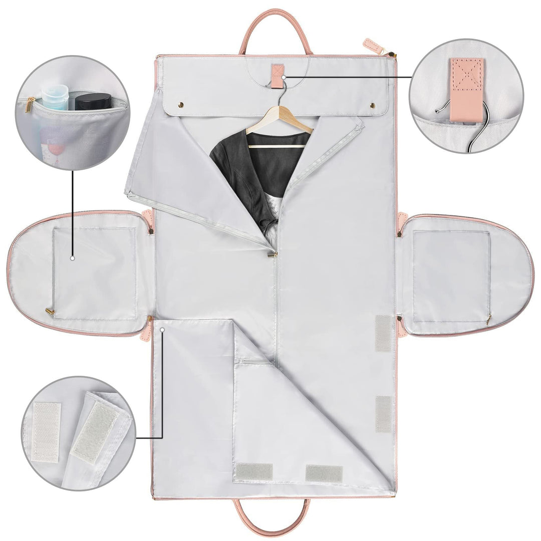 Elegant dress bag, foldable & portable, keeps gowns & dresses wrinkle-free for special occasions.