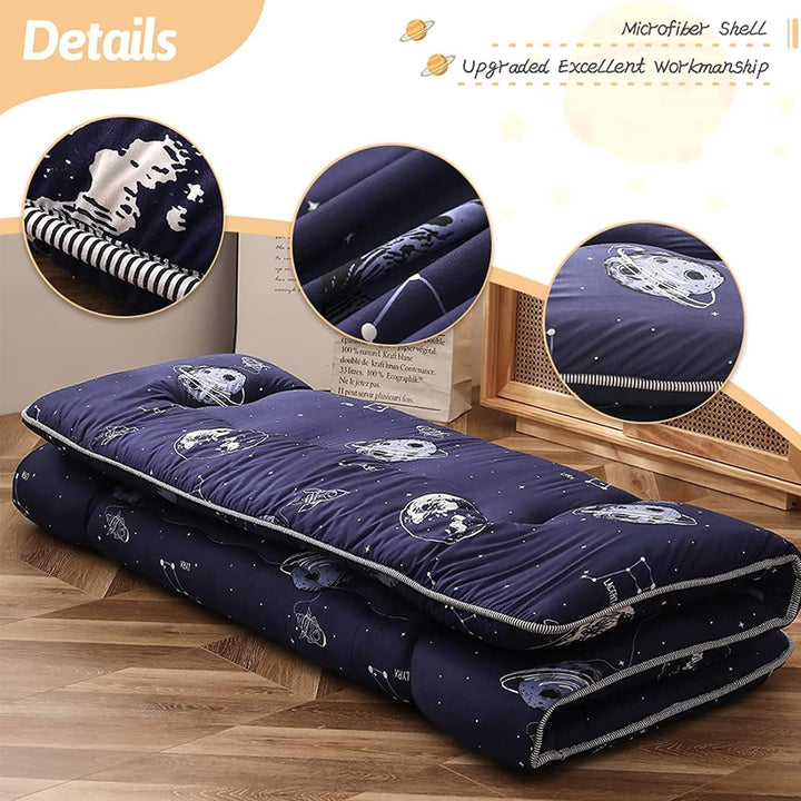 Arivon unisex foldable futon, memory foam, perfect for kids' rooms or play areas