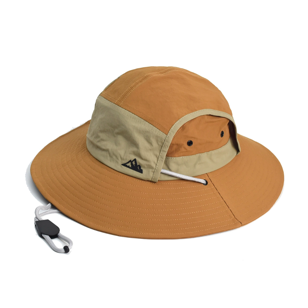 Outdoor foldable hat, unisex, designed with UV protection and breathable fabric for comfortable wear