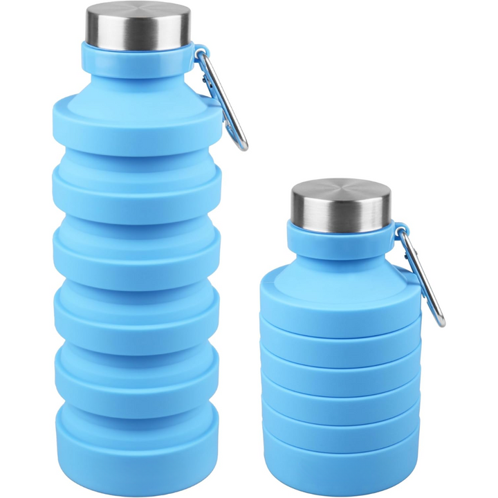 Stay hydrated with this portable foldable water bottle. Shockproof, BPA-free, perfect for active users.