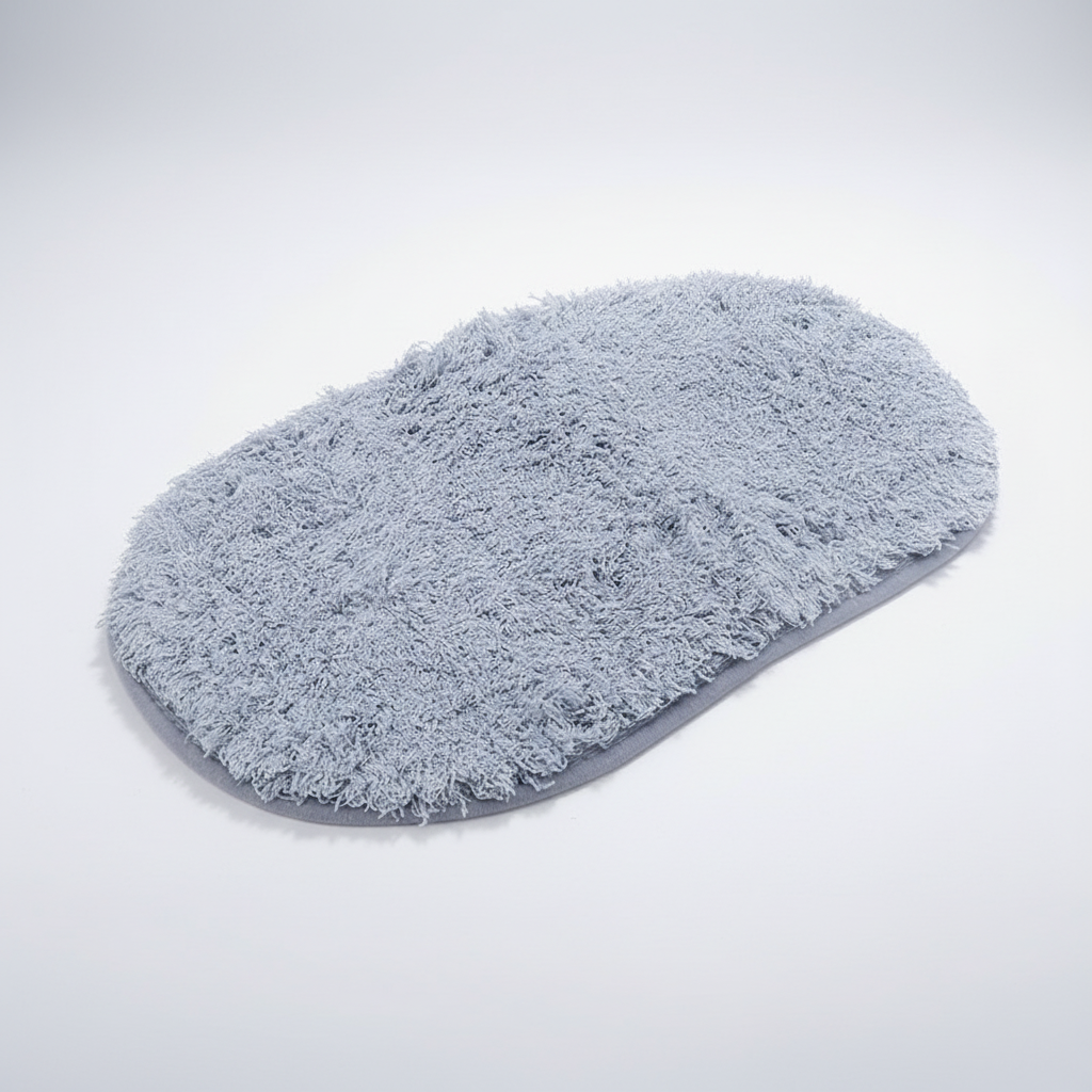 Unisex SlipFreeMat microfiber bath mat, luxurious and non-slip for enhanced bathroom safety and absorbency.