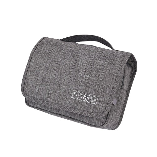 Versatile unisex travel toiletry organizer, waterproof & portable for any trip.