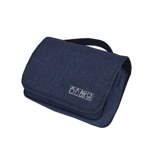 Essential waterproof hanging toiletry bag, ideal travel accessory for organized trips.