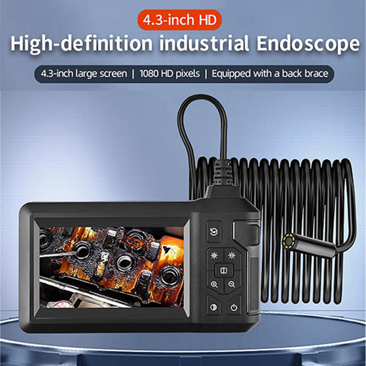 ScopeLite HD waterproof borescope camera with integrated display, ideal for detailed inspections.