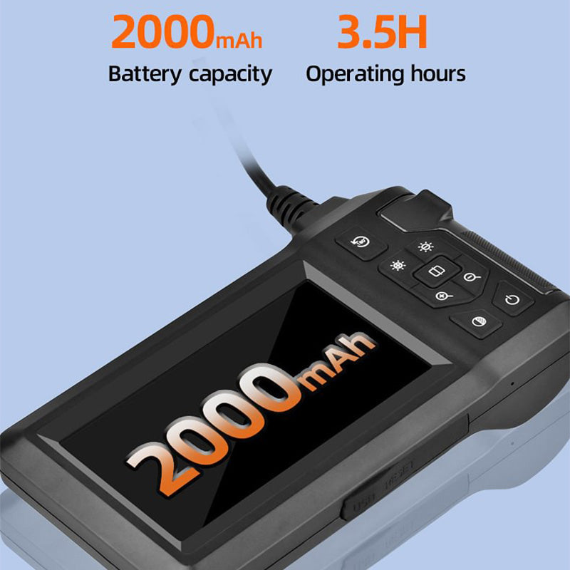 Auto repair tool: HD endoscope camera with built-in screen for engine and vehicle diagnostics.