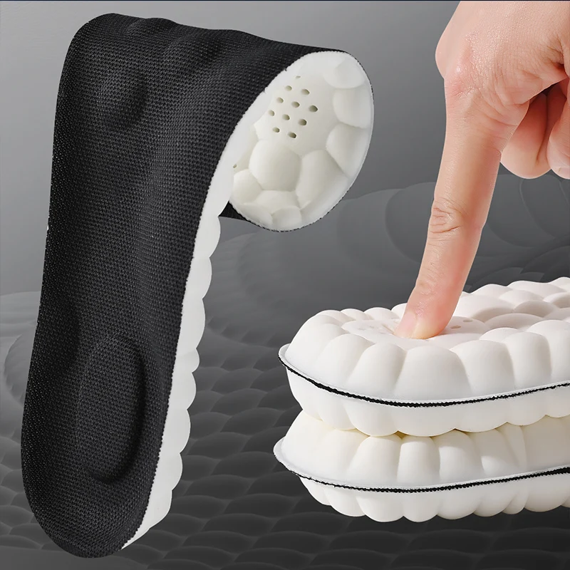 Unisex high-elastic sport insoles, arch support for athletic shoes, shock absorbing comfort