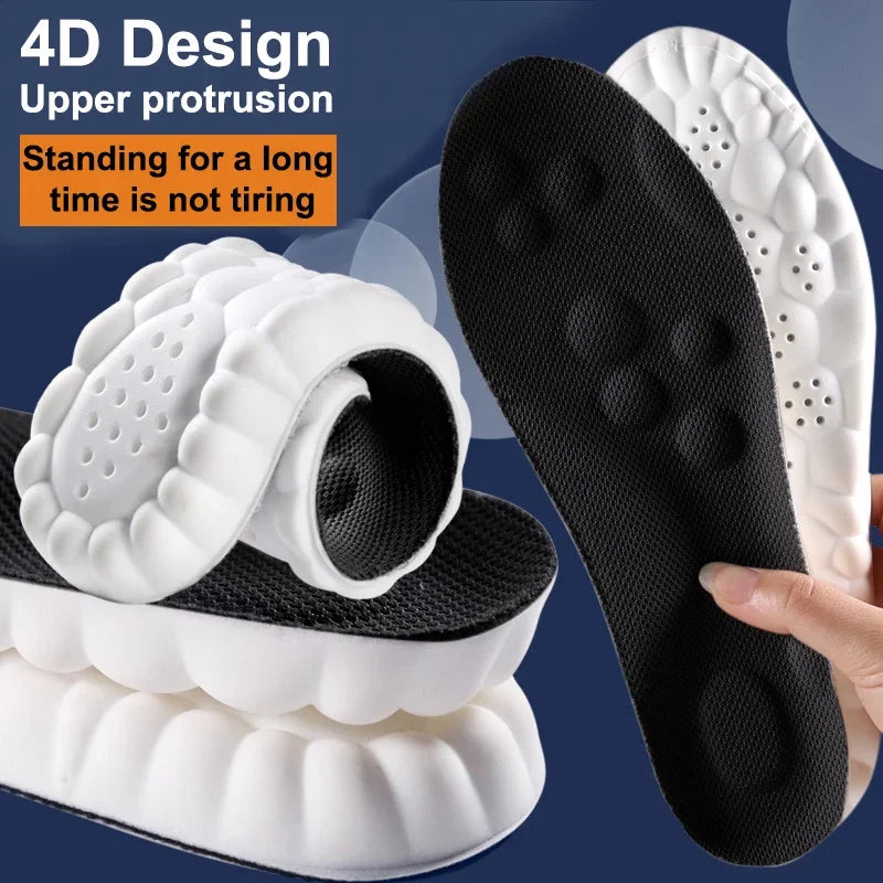 Orthopedic sport insoles for arch support, reducing impact & improving foot alignment